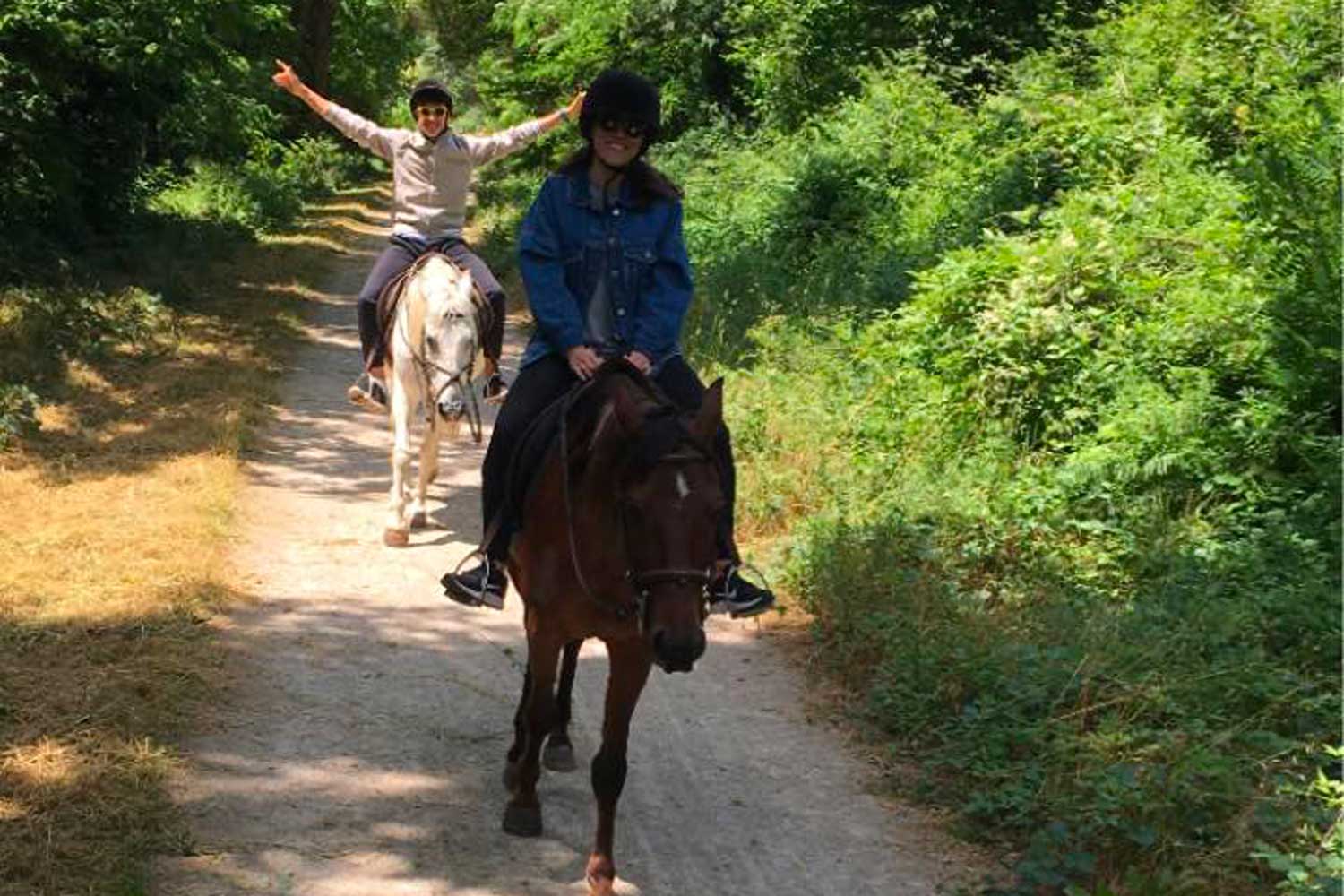 Balades à poney, cheval, 1/2 journée, journée, initiations et stages