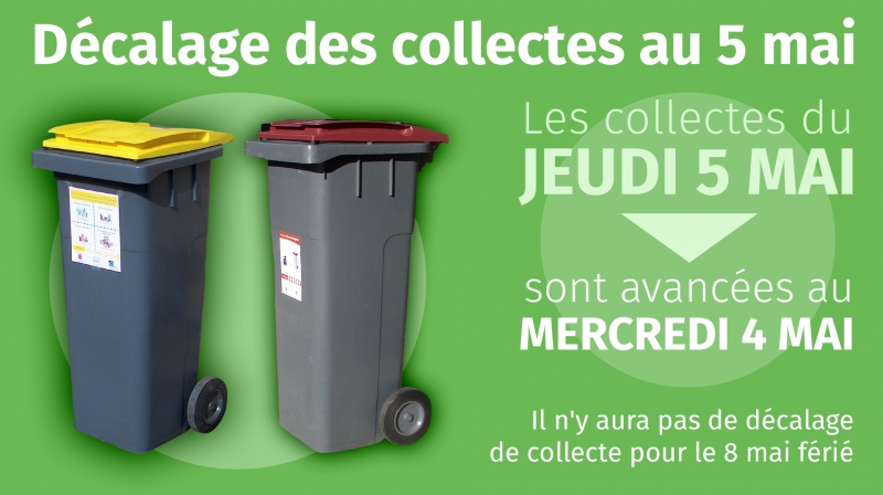 Jeudi de l'Ascension : décalage des collectes