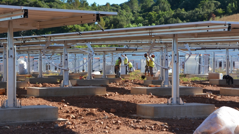 Parc Photovoltaïque des Terres Rouges : les travaux d'un deuxième parc bientôt achevés