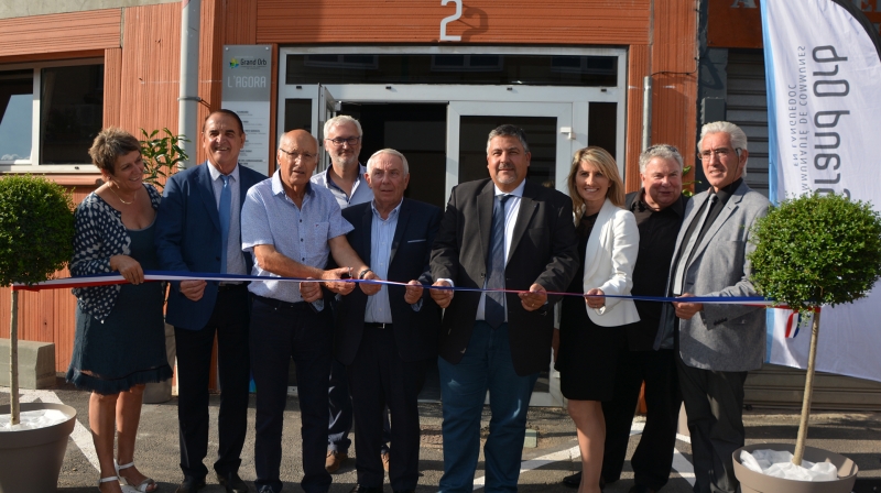 L'intercommunalité a inauguré l'AGORA, le bâtiment situé à Hérépian accueille 6 entreprises et le Club des ambassadeurs