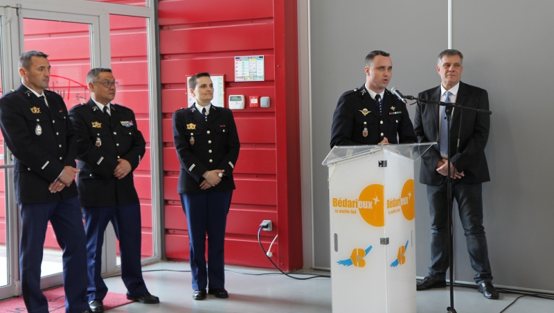 Le Colonel Doose à Bédarieux pour faire le point sur l'action de la communauté de brigades de gendarmerie