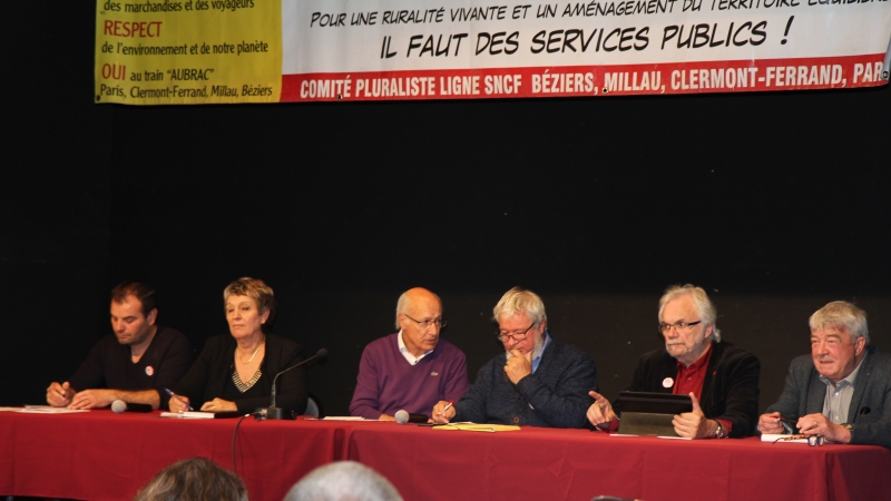 Débat trés suivi sur l'avenir du train