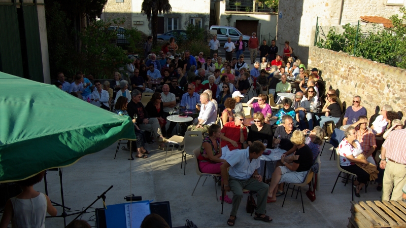 Café Vigneron au Domaine de la Croix Ronde, vendredi 10 août