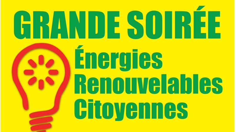 Grande soirée énergies renouvelables citoyennes