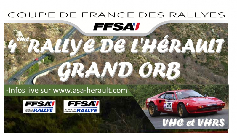 4ème Rallye de l'Hérault - Grand Orb 2019