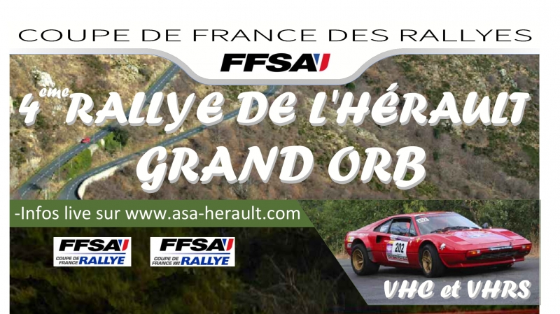 4ème Rallye de l’Hérault - Grand Orb 2019