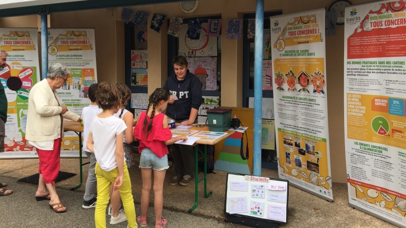 Un travail constructif avec les écoles pour moins gaspiller