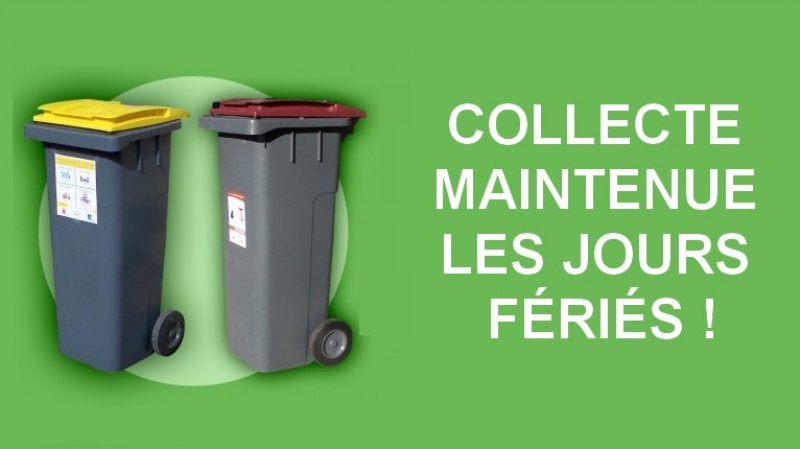 1er novembre : Maintien des collectes de bacs indivuels