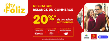 « City Foliz », 20% de vos achats remboursés
