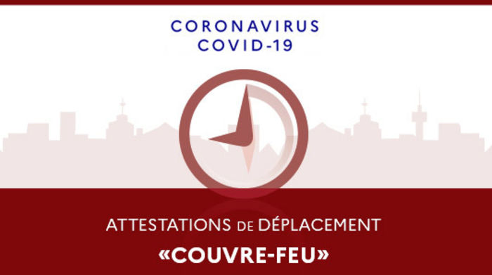 COVID-19 / Attestations de déplacement couvre-feu 19h 