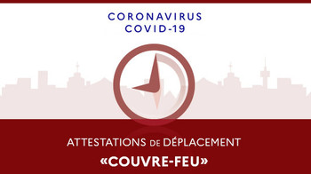 COVID-19 / Attestations de déplacement couvre-feu 18h à compter du 16 janvier 2021