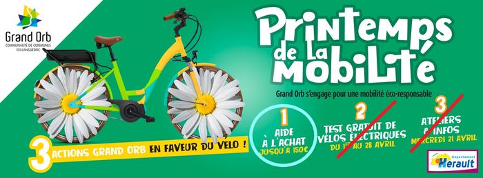 Printemps de la mobilité en Grand Orb : report des animations