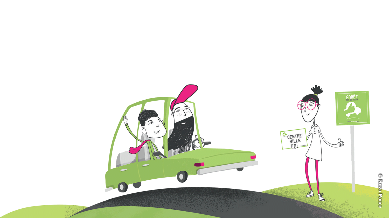 L'autostop organisé avec Rezo Pouce