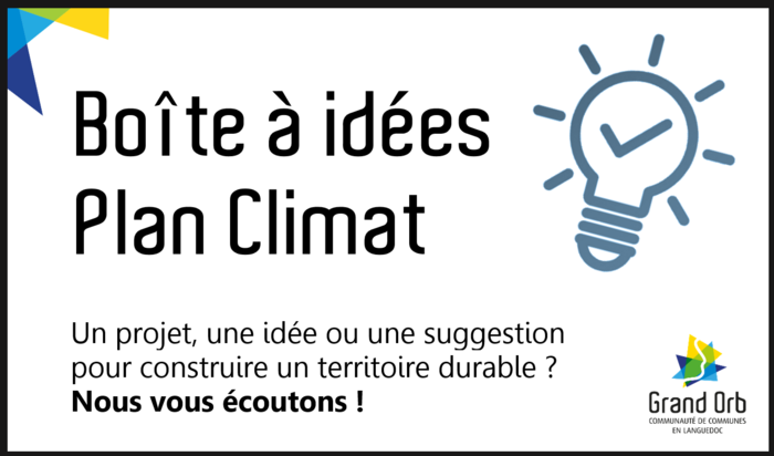 Plan Climat, vos idées nous intéressent !