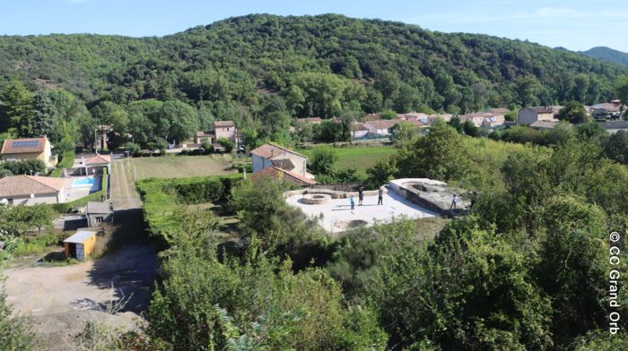 11h15 Ralentissement au Four à chaux à La Tour-sur-Orb - © CC Grand Orb Le Train du Patrimoine a tenu toutes ses promesses