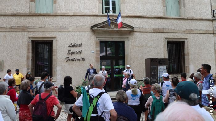 17h08 Accueil à Lunas - © CC Grand Orb Le Train du Patrimoine a tenu toutes ses promesses