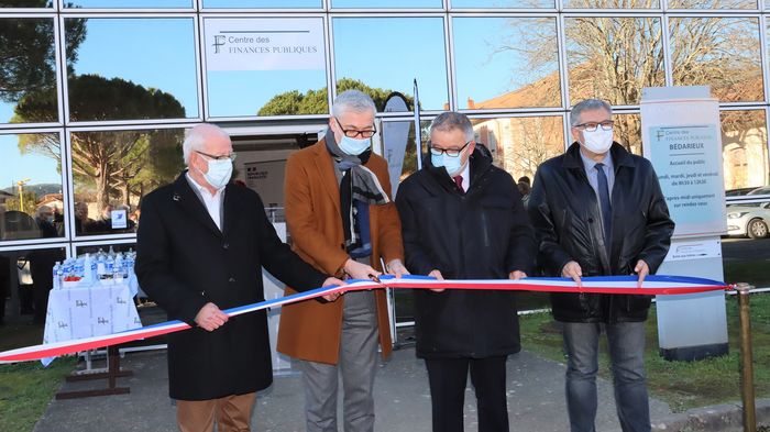 LES NOUVEAUX LOCAUX DU CENTRE DES FINANCES PUBLIQUES INAUGURÉS À BÉDARIEUX 