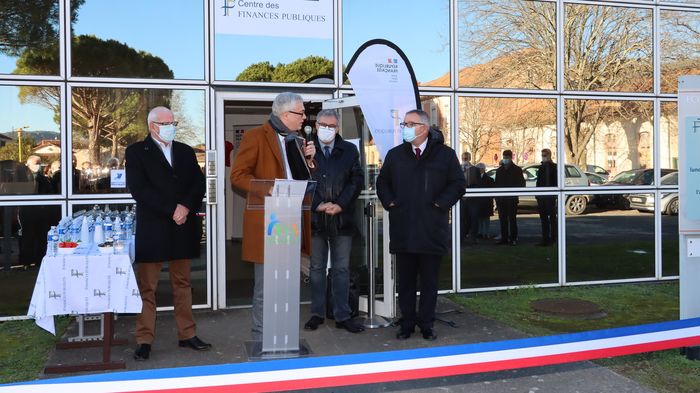 LES NOUVEAUX LOCAUX DU CENTRE DES FINANCES PUBLIQUES INAUGURÉS À BÉDARIEUX 