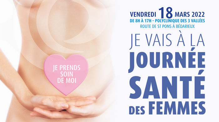 Le 18 mars, je vais à la Journée santé des femmes en Grand Orb