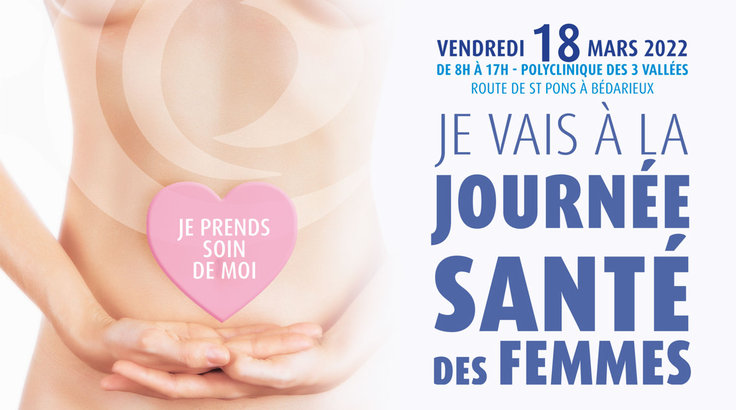 Le 18 mars, je vais à la Journée santé des femmes en Grand Orb
