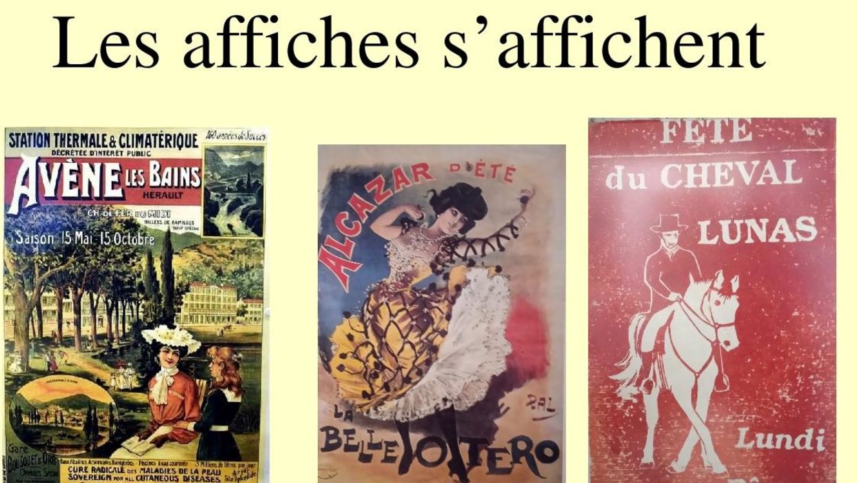 Les affiches s'affichent