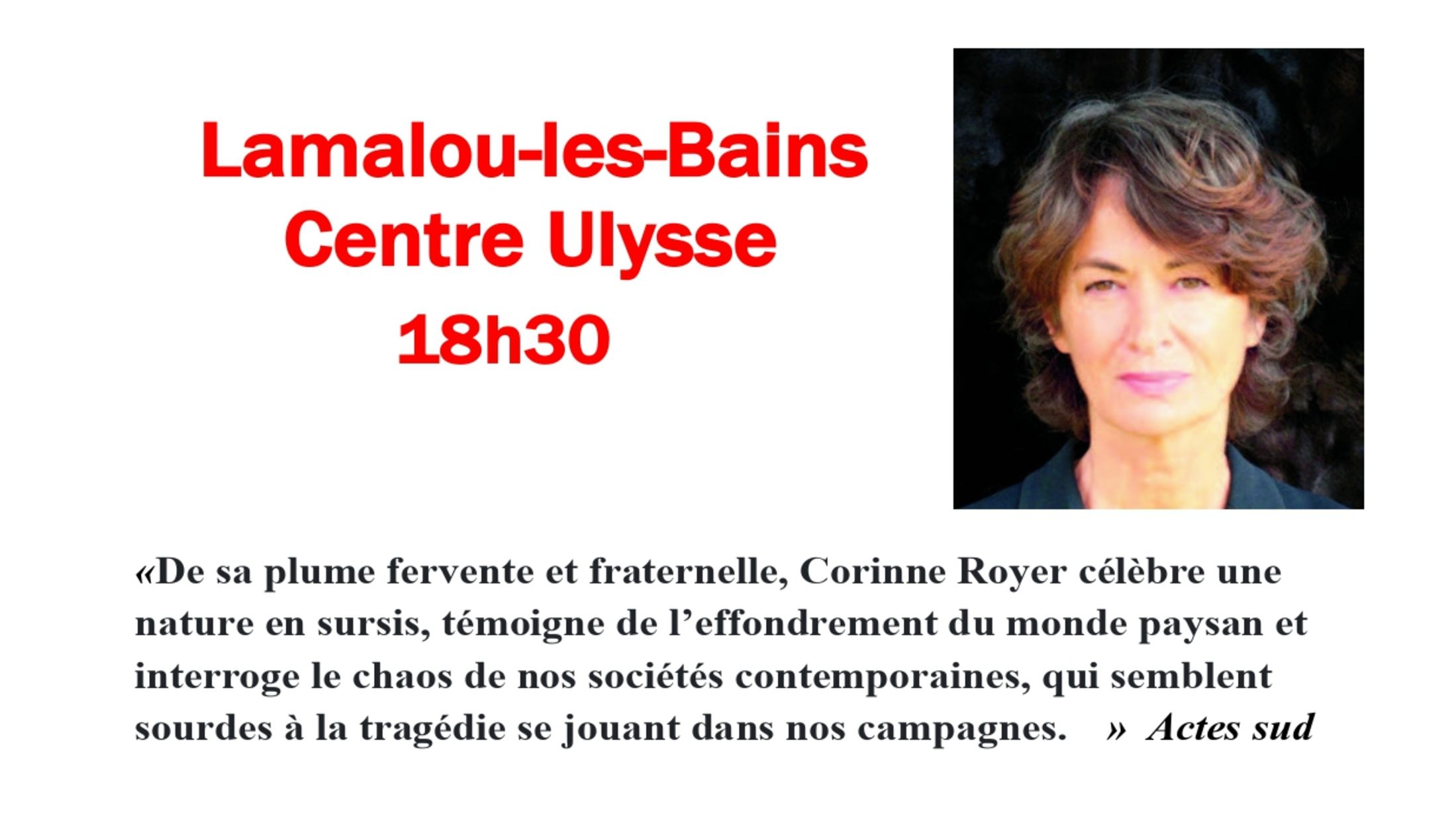 rencontre lamalou les bains