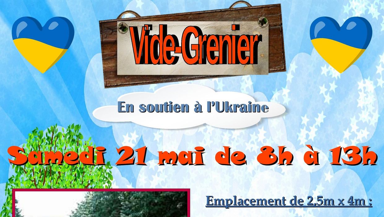 Vide grenier en soutien à l'Ukraine