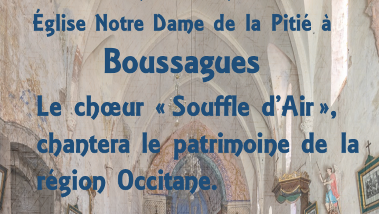 Le chœur Souffle d'Air chante le patrimoine de la région Occitane