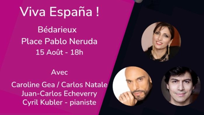 Concert lyrique «Viva España !»