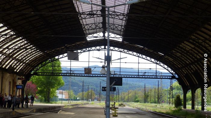 Gare de Bédarieux et sa marquise