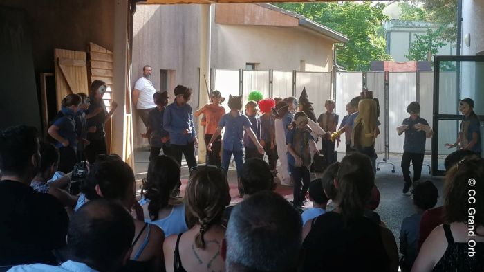 Atelier théâtre - Ecole du Poujol-sur-Orb - © CC Grand Orb Plus de 300 enfants initiés à la culture