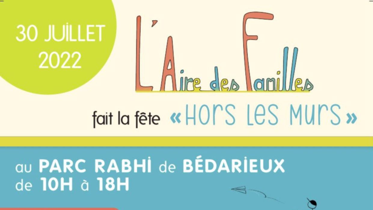 « HORS LES MURS » : L'Aire des Famille fait la fête au parc Rabhi !