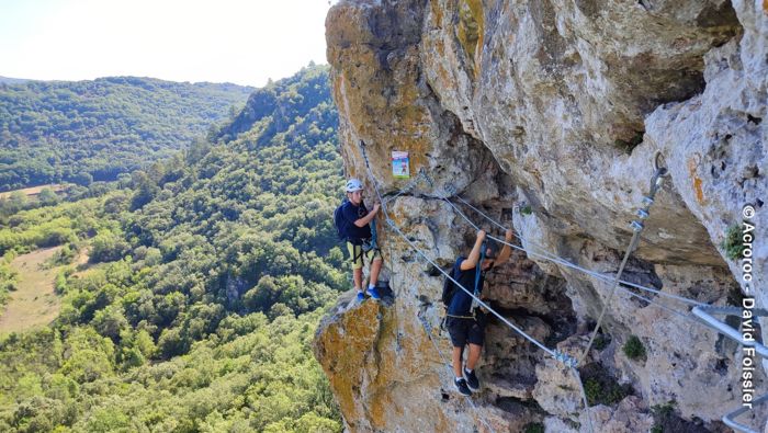 LA VIA FERRATA « LES BALCONS DE L’ORB » OUVRE LE 14 JUILLET