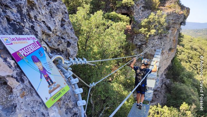 LA VIA FERRATA « LES BALCONS DE L’ORB » OUVRE LE 14 JUILLET