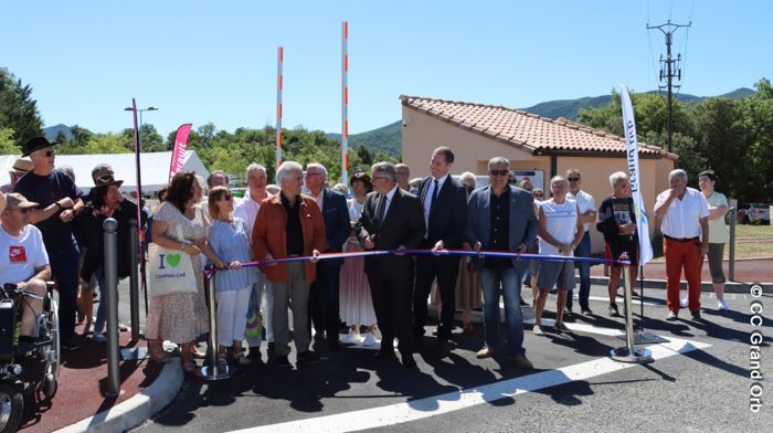 Tourisme : L'aire de camping-car de Lamalou inaugurée