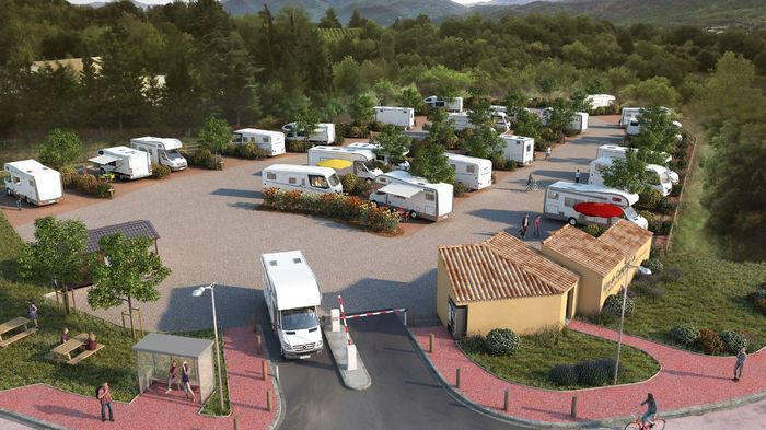 Tourisme : L'aire de camping-car de Lamalou inaugurée