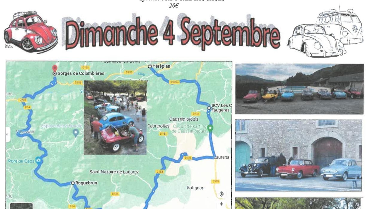 Balade d'anciennes voitures