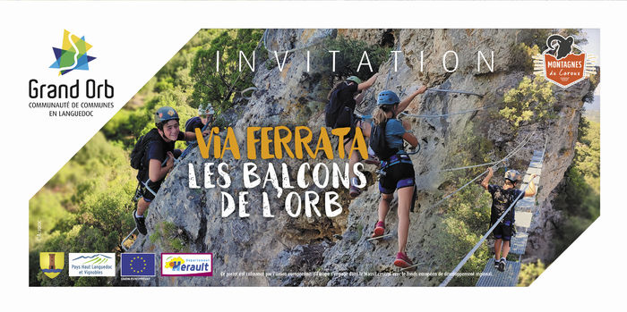 Le 16 septembre, on inaugure la Via Ferrata Les Balcons de l'Orb !