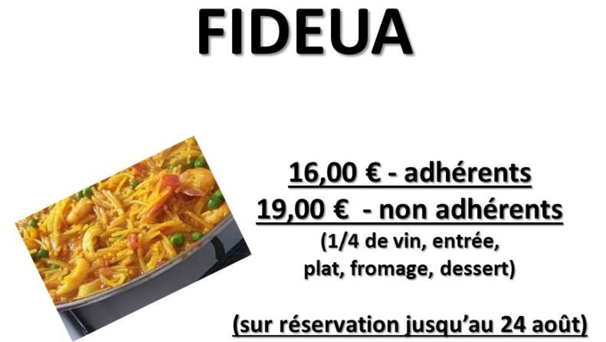 Soirée Fideua
