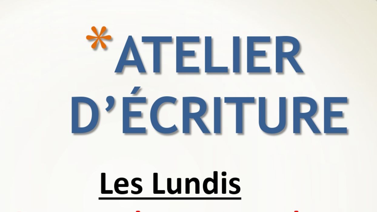 Atelier d'écriture