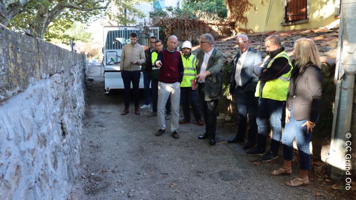 Des travaux en cours pour conforter la digue classée de la Perspective