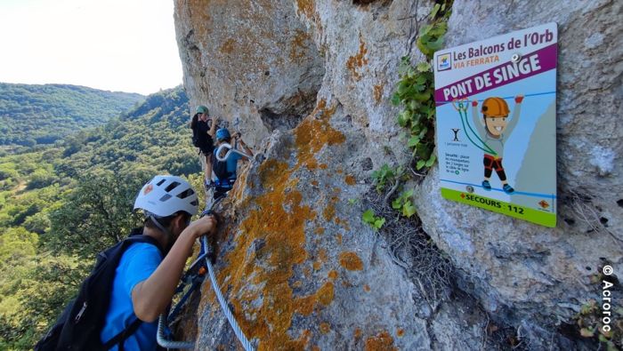 - © Acroroc La Via Ferrata a été inaugurée !