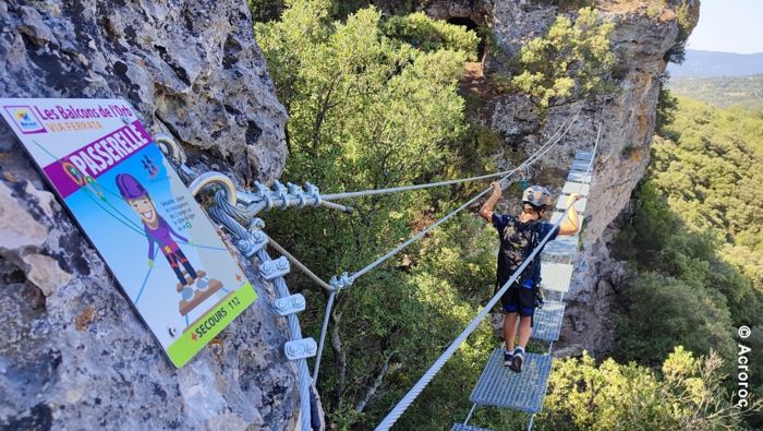 - © Acroroc La Via Ferrata a été inaugurée !