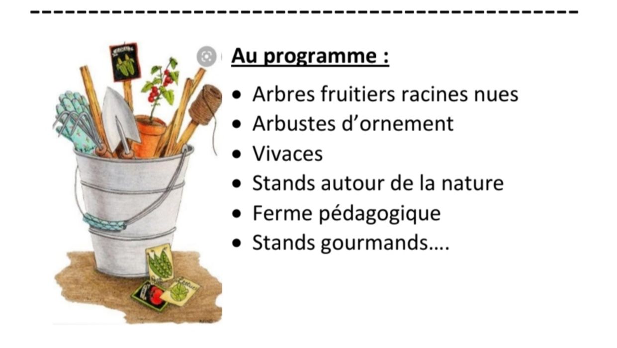 Marché aux arbres fruitiers