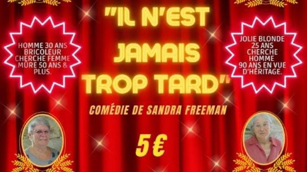 Il n'est jamais trop tard