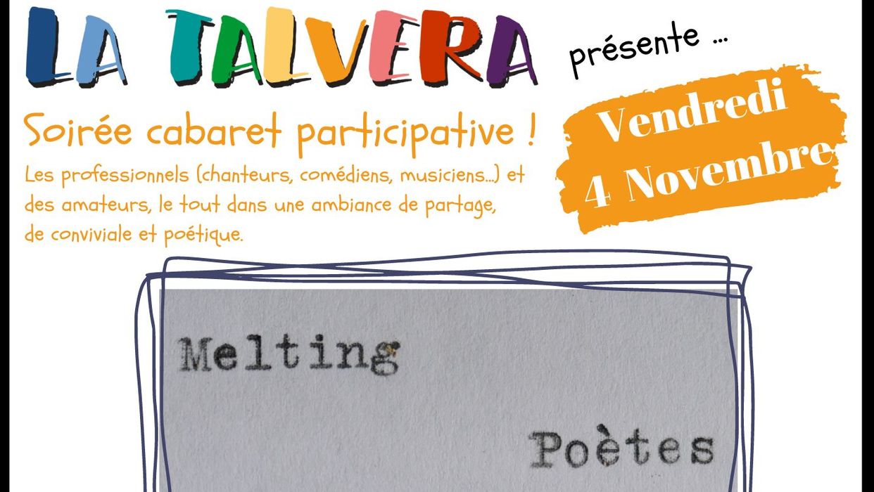 Melting poètes, soirée cabaret participative
