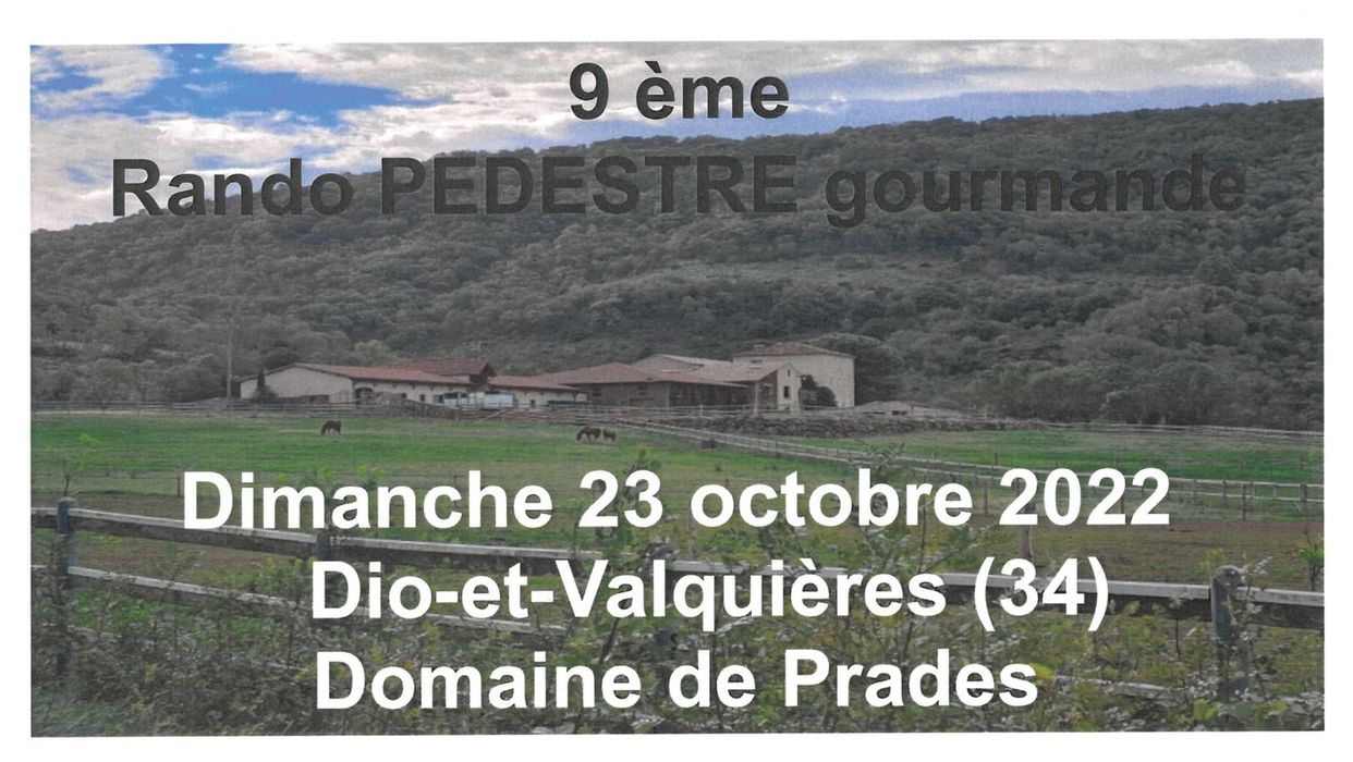 Rando pédestre gourmande