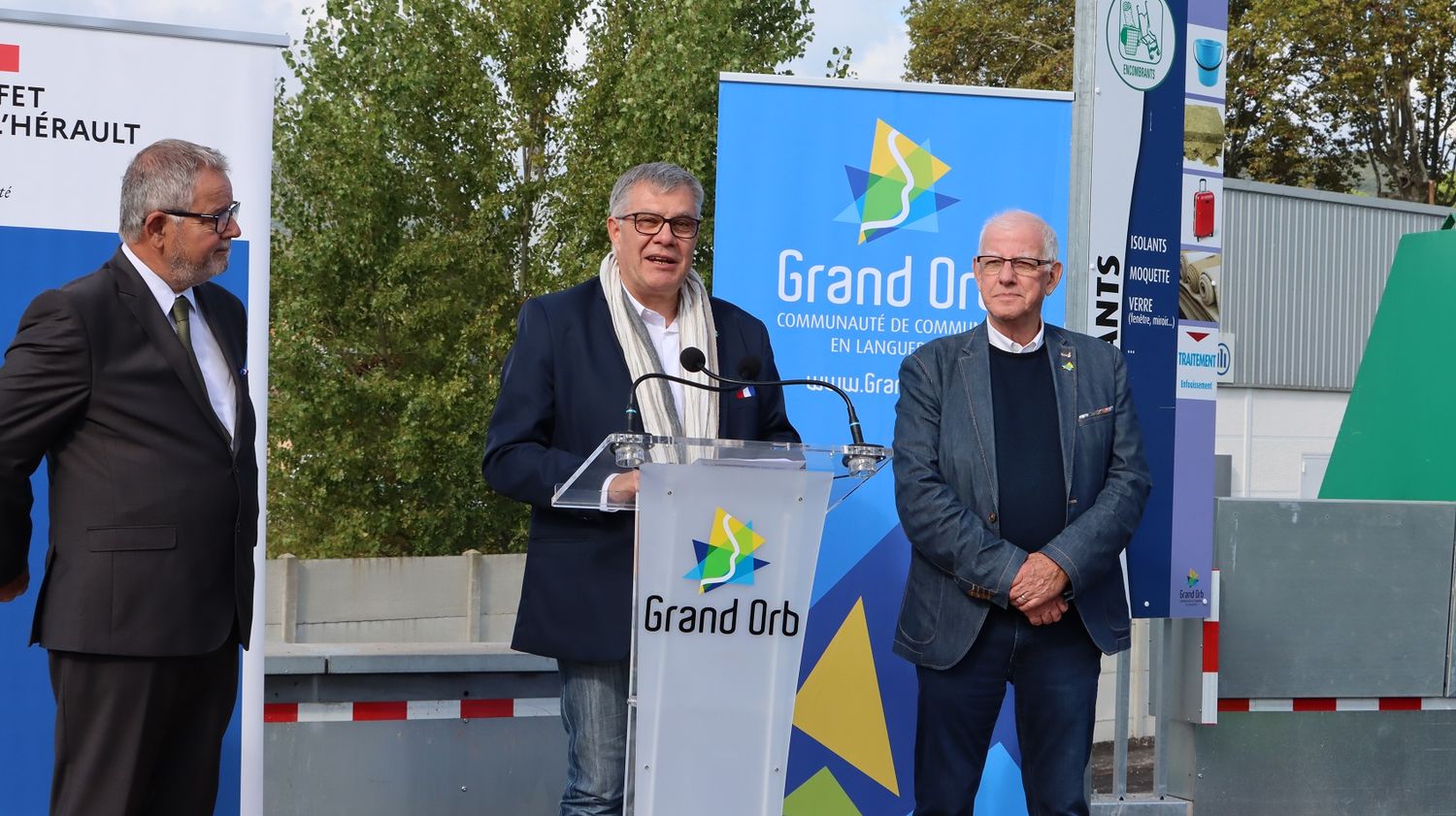 LA DÉCHÈTERIE DE BÉDARIEUX A ÉTÉ INAUGURÉE