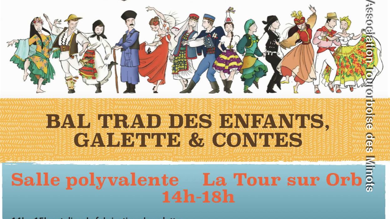 Bal trad des enfants, galette et contes