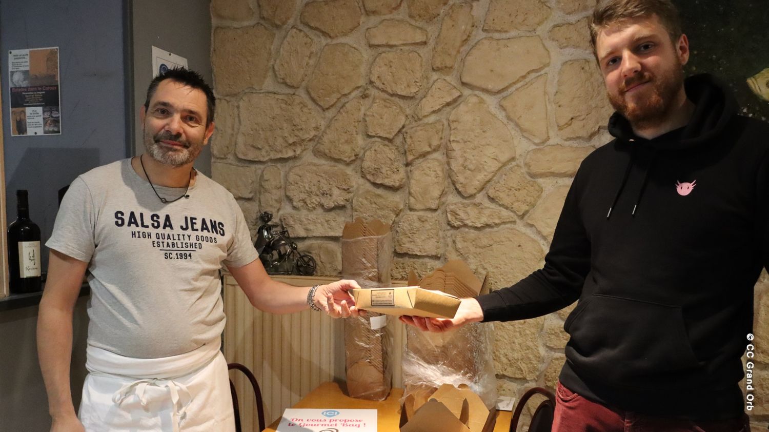 Repartir avec ses restes dans les restaurants de Grand Orb